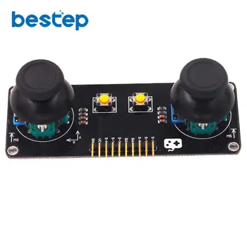 

Dual Channel PS2 Game Rocker Push Button Module for Arduino PS2 JoyStick Electronic Blocking