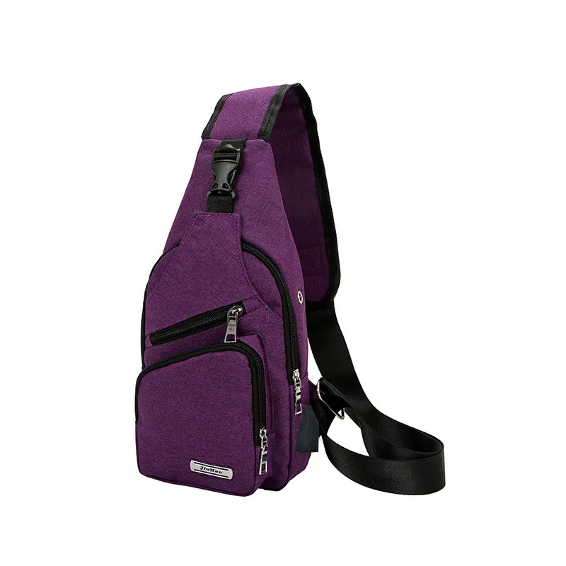 Men Women Cross Chest shoulder bag Unisex 2019 Casual Waterproof Functional Fanny Waist Bag Sports Travel Usb Outdoor Belt Pack (10)