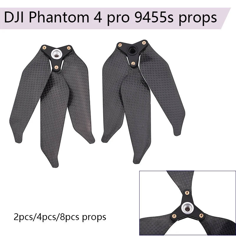 9455s пропеллер 3 лист подавление шума складной углеродное волокно весло для DJI Phantom