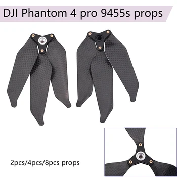 

9455s propeller 3 leaf noise reduction foldable carbon fiber paddle for DJI Phantom 4 pro quick realese props drone accessories