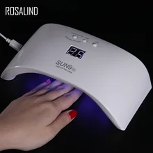 ROSALIND 24 Вт УФ-светодиодный светильник для ногтей ультрафиолетовая ледяная лампа для ногтей все для маникюра сушка ногтей все гель-Лаки Искусство