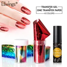 Ellwings стикер s один стикер маникюрный гель для ногтей Набор Профессиональный акриловый ложный гель Клей