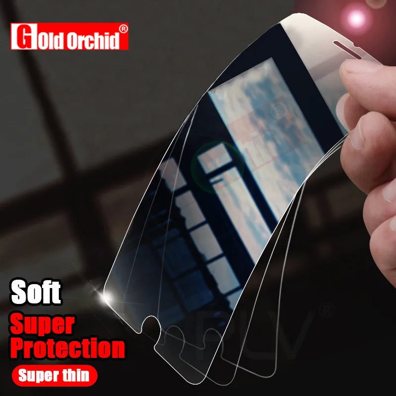 

For iPhone X 6 6s Screen Protector explosion-proof Super Thin Soft For iPhone 5 5s 7 7 Plus 8 8 Plus Screen Protection Film