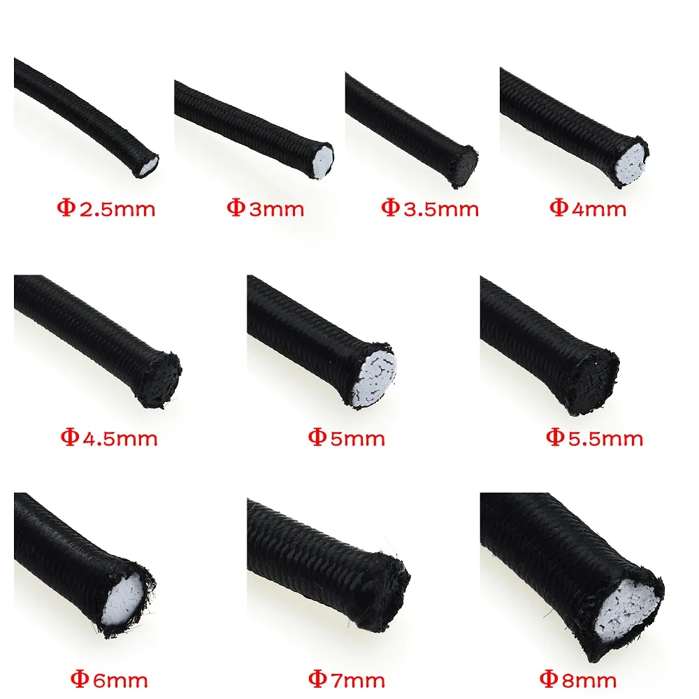 

10 Meters Strong Elastic Rope Cord Bungee Shock Cord Stretch String for DIY Jewelry Making Tents Kayak Boat Bag Luggage