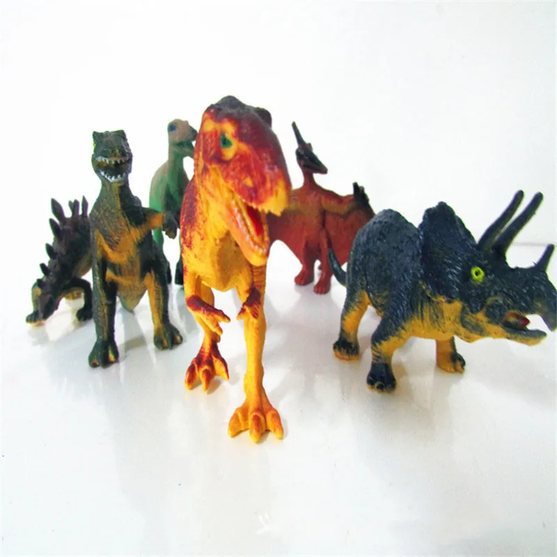 

6Pcs/Set Anime Dinosaur Toys Model Jurassic World Action Figure Model Figure Model Assembly Puzzle Toy for Children Kids