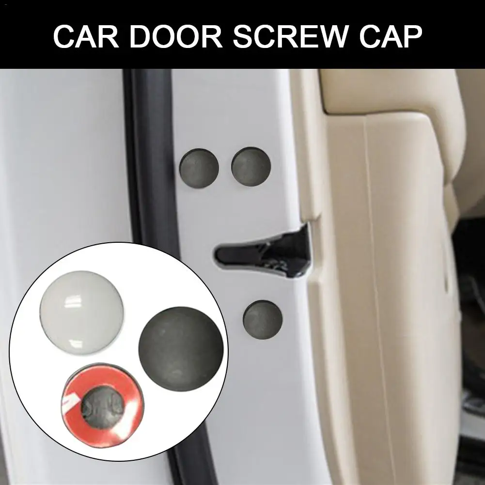 12PCS Car Door Lock Protection Cover Door Anti-Rust Universal Waterproof Screw Cover