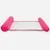 Foldable Water Hammock Increase Inflatable Air Mattress Beach Lounger Summer Swimming Pool Floating Single Sleeping Bed Chair - Цвет: Rose