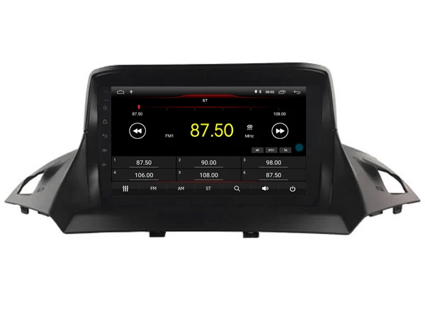 Best Elanmey top equipped 8 cores+4GB ram+64G rom android 8.1 car radio for Ford Kuga 2013-2018   Gps navigation multimedia head unit 3