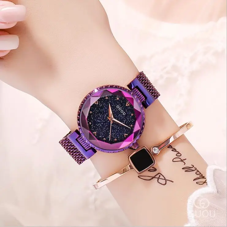 

GUOU Women's Watches Exquisite Retro Quartz Watch Full Steel Ladies Watch Fashion Luxury Clock reloj mujer montre femme relogio