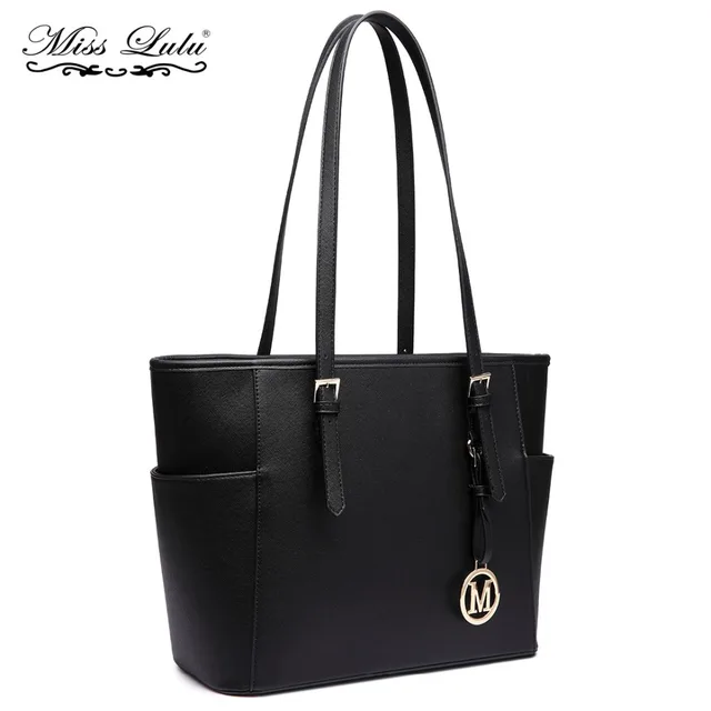 Us 47 0 Miss Lulu Women Designer Luxury Elegant Handbag Las Adjule M Tote S Pu Leather Fashion Shoulder Bags Lm1642 In From
