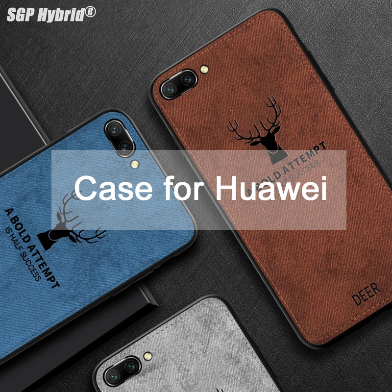 

phone case for Huawei p20 lite case Fabric cover for huawei p20 pro protective case for honor play 10 v10 9 lite 9i 9 y9 2018