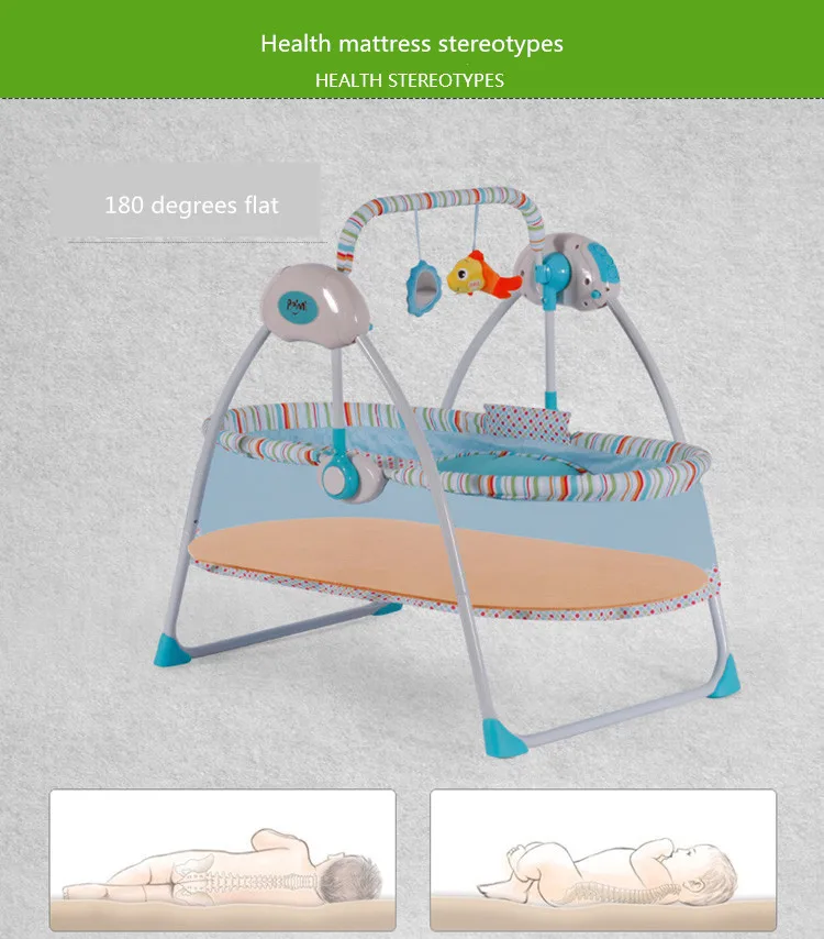 Горячая Распродажа, детское умное Электрическое Кресло-Качалка, электрическая кроватка, детская кровать, электрические качели, детская кровать, современное кресло-качалка