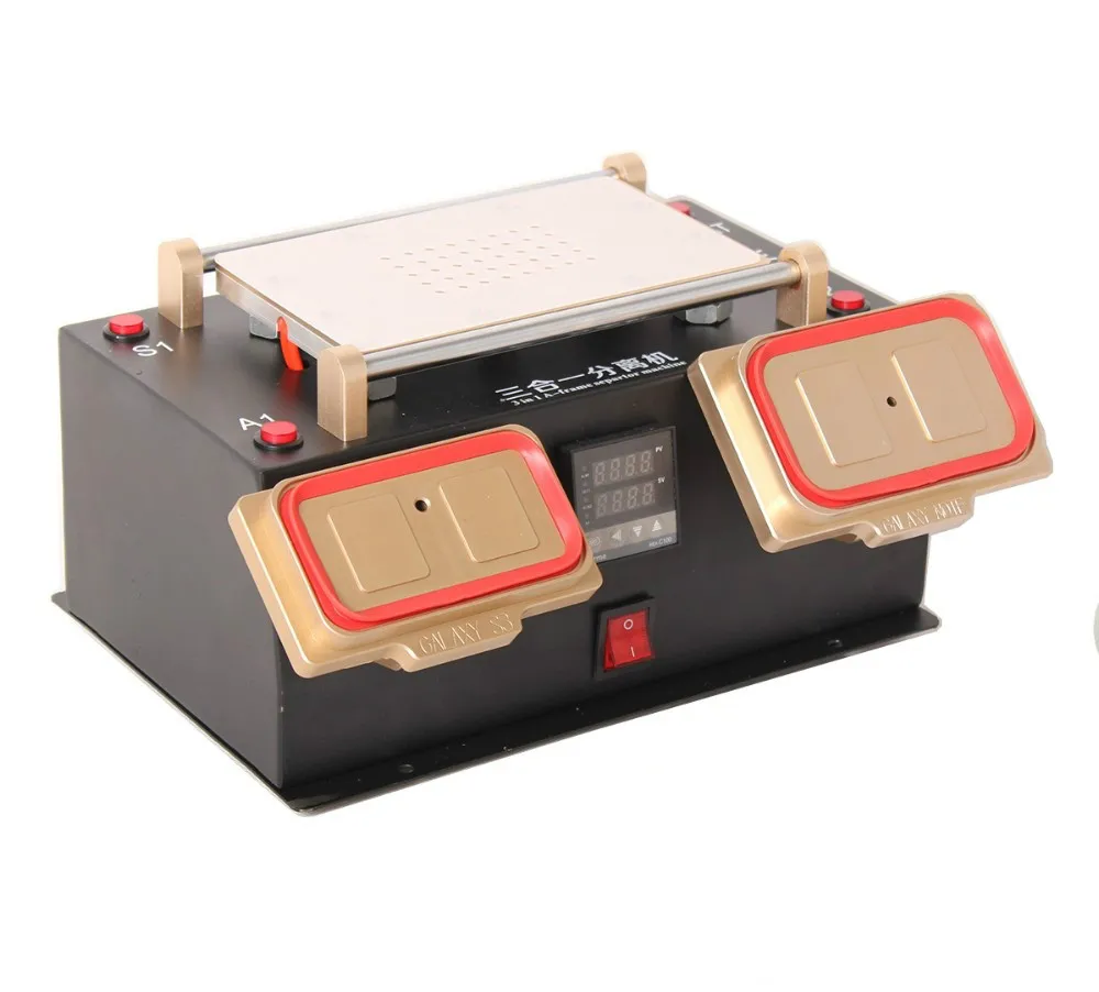 

3in1 Vacuum LCD Separator / Preheater / Bezel Middle Frame Separator For iPhone Samsung Touch Screen Refurbish Repair Machine