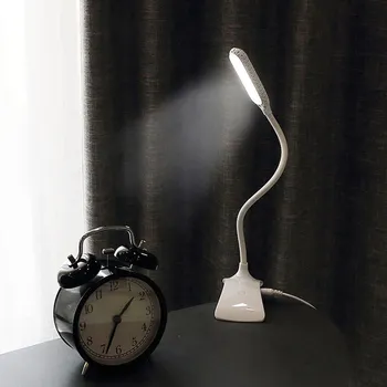 

2.4W Flexible Table Desk Lamp with Chip LED Reading Desk Light Led Touch on/off light with LED Bulbs Modern Foldable Fixtures