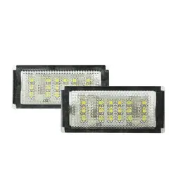 Для BMW E46 Led Автомобильный регистрационный знак свет SMD 3528 18 светодиодов номерной знак свет лампы для BMW 3 серии E46 2D M3 подтяжку лица