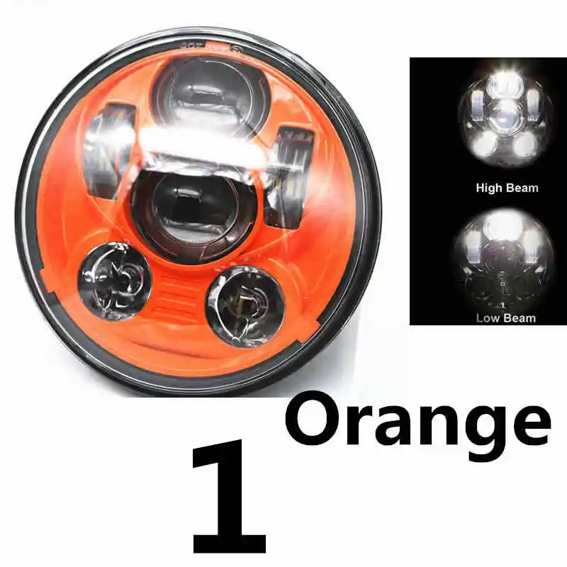  Original 5-3/4 in.Harleys moto Projector LED Headlamp For Harleys Dyna Street Bob Harleys Breakout  - 32845509128