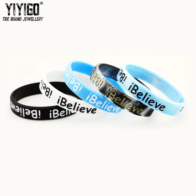 

1Pieces I Believe Narrow Version Silicone Bracelets Durant The Same Style Inspirational Basketball Sports Men lovers Wristband