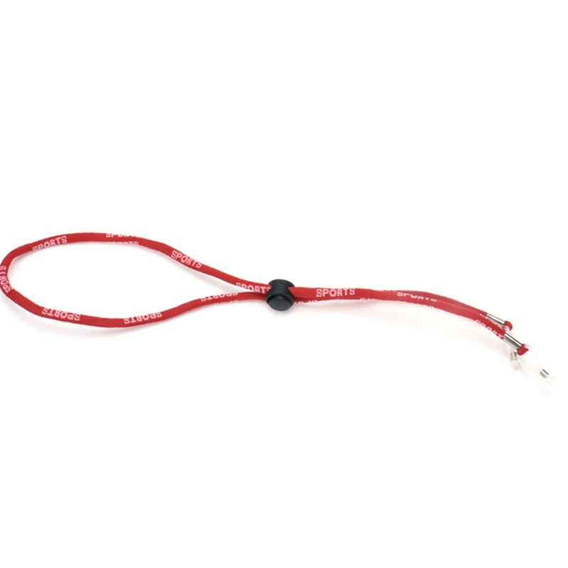 5 шт. ремень для очков Эластичный регулируемый шнур на шею спортивные солнцезащитные очки веревка ремешок держатель на ремешке веревка для очков фиксатор очков - Цвет: Красный