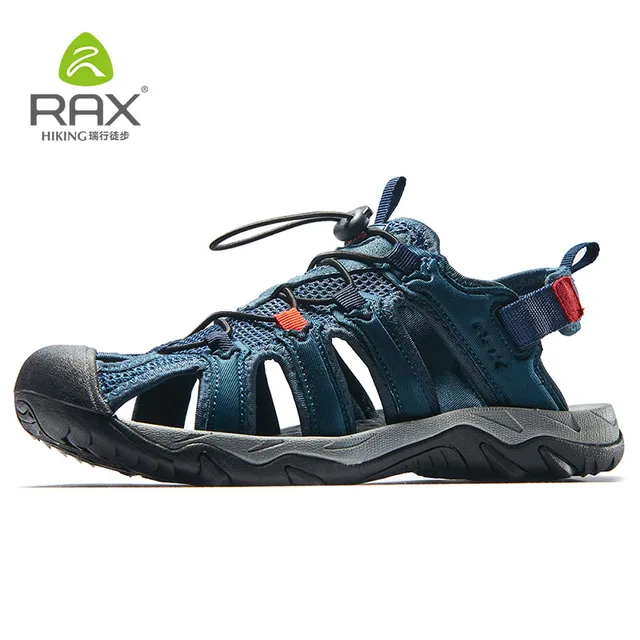 Rax Men's Hiking Shoes Breathable Lightweight Outdoor Sports Sandals Shoes Men Beach Sneakers Quick Drying Fishing Shoes Men 466
