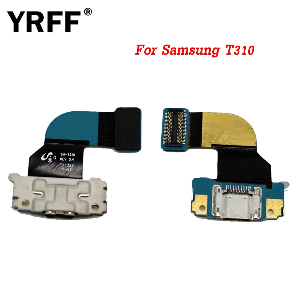 YRFF Repair Parts Charging Dock Connector Charger USB Port Flex Cable For Samsung Galaxy Tab 3 8.0 SM T310 | Мобильные телефоны и