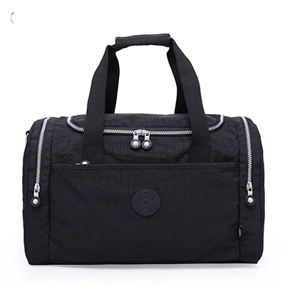 TEGAOTE, женские дорожные сумки, большая вместительность, сумка для багажа, Портативная сумка в сложенном виде, сумка-тоут, женская сумка на выходные, большая - Цвет: black