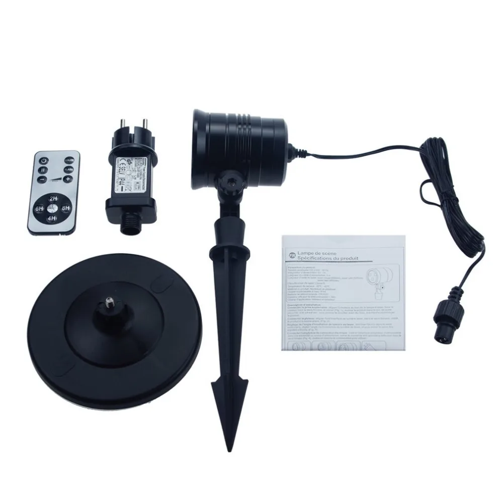 

Dropshipping Stage Lamp Sky Stars Projector Lights RF Remote Waterproof Landscape for Halloween Thanksgiving Christmas