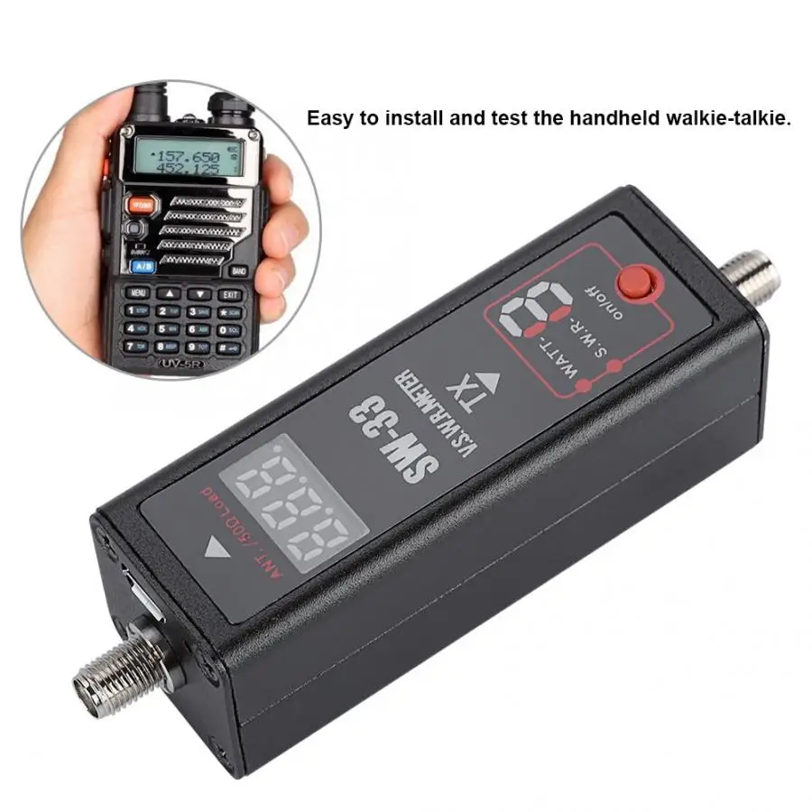 

Mini Speaker Terminal Plug Sw-33 Digital Standing-ripple Table/Power Meter Dc Ammeter Eu Plug 100-240V Speaker Cable