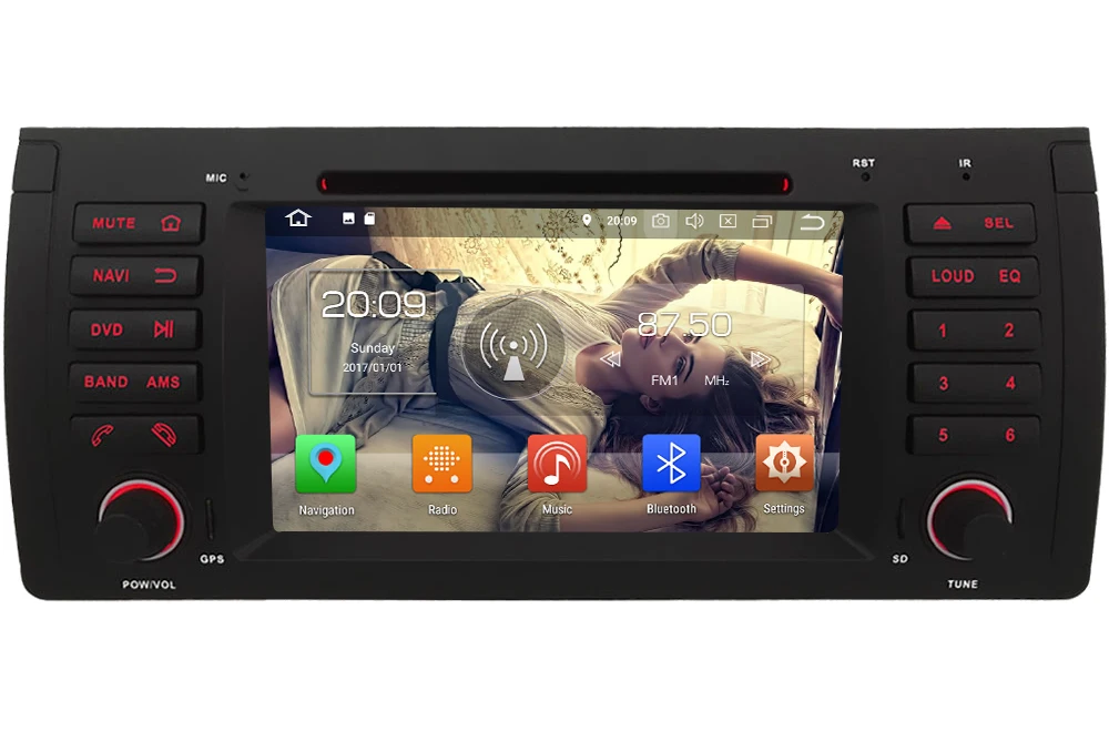 KLYDE 7 "4 г WI-FI Восьмиядерный PX5 Android 8,0 4 ГБ Оперативная память 32 ГБ Встроенная память BT автомобиля DVD мультимедийный плеер Радио стерео для BMW X5 M5