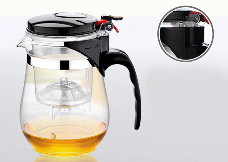 glass teapot