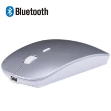 Перезаряжаемые Bluetooth Беспроводной тонкий Мышь Мыши компьютерные для iPad Mac ноутбук apple macbook Тетрадь Desktop Планшеты Поддержка Оконные рамы 10 8 7
