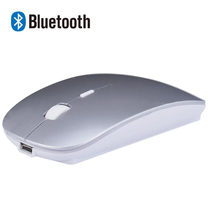 Перезаряжаемые Bluetooth Беспроводной тонкий Мышь Мыши компьютерные для iPad Mac