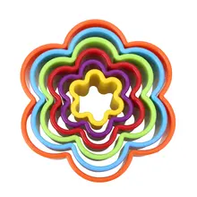 6 шт. Рождественский торт сливы шаблон формочки для печенья ремесло резак инструмент для выпечки