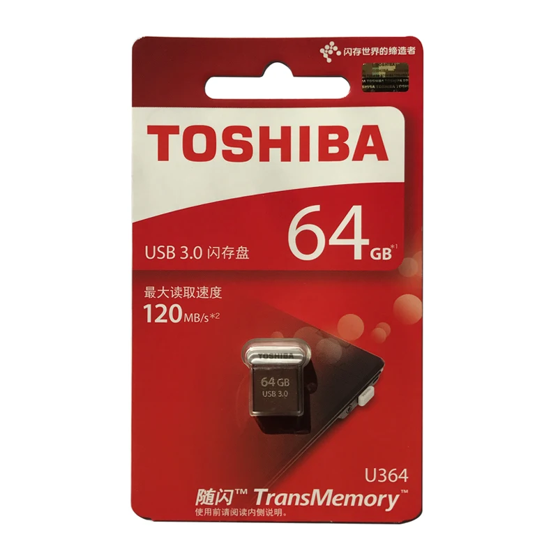 Toshiba USB флэш накопитель 3 0 U364 Скрытая Drive USB3.0 высокое Скорость 32 ГБ 64 и 128 GB Transmemory