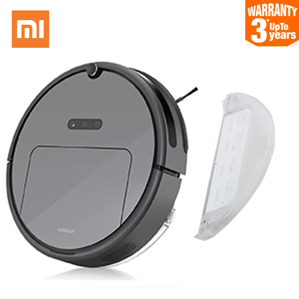 

Xiaomi XiaoWa Sweeping Robot Vacuum Cleaner Smart Home Automatic Wiping Mopping Machine E35 Planning Version 2000Pa-Black
