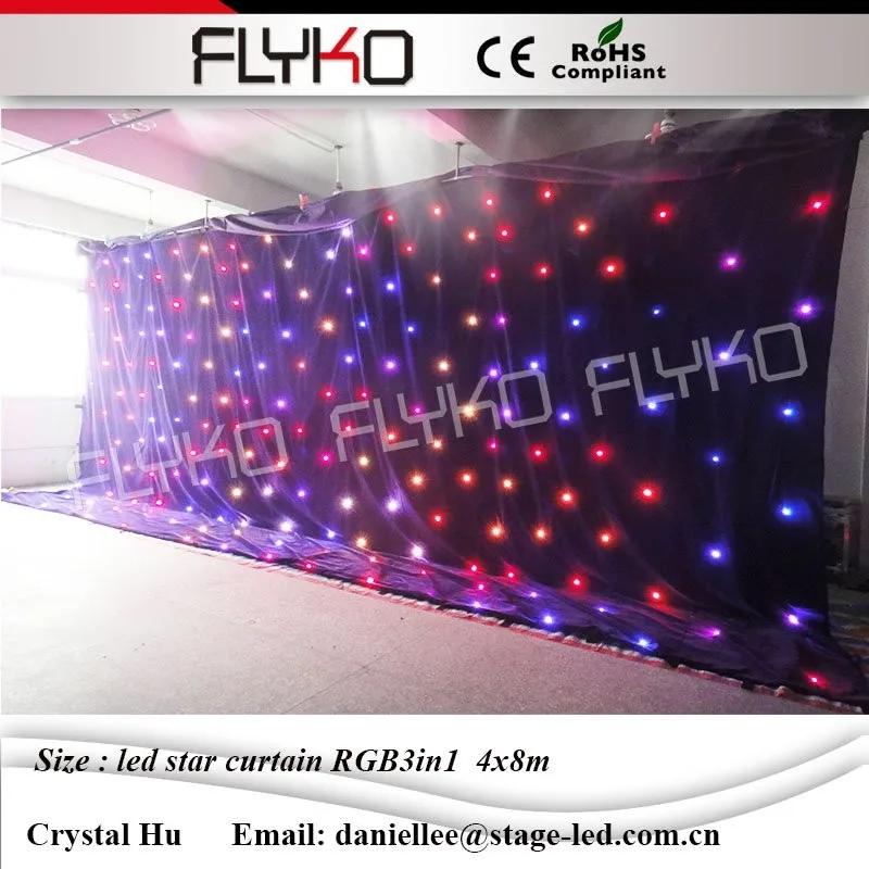 LED star curtain 4x8m122