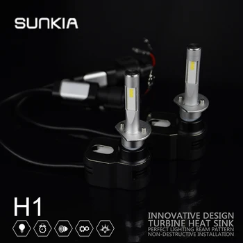 

2X Car LED Headlight Conversion Kit T5 H1 High Bright 4200LM 30W Auto LED Headlamp 8-32V 6000k Car Styling Head Fog Lamp