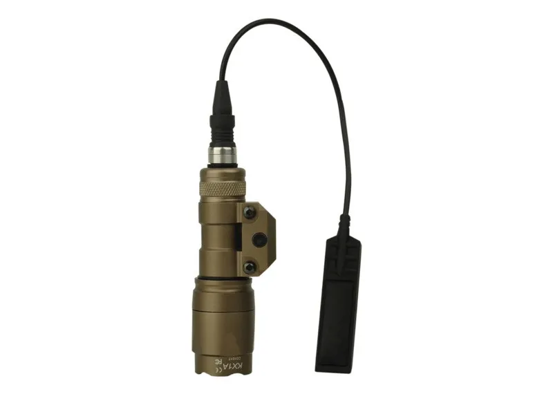 Tactical flashlight lamp SF M300 MINI SCOUT LIGHT with Remote Pressure Switch black tan2 (6)