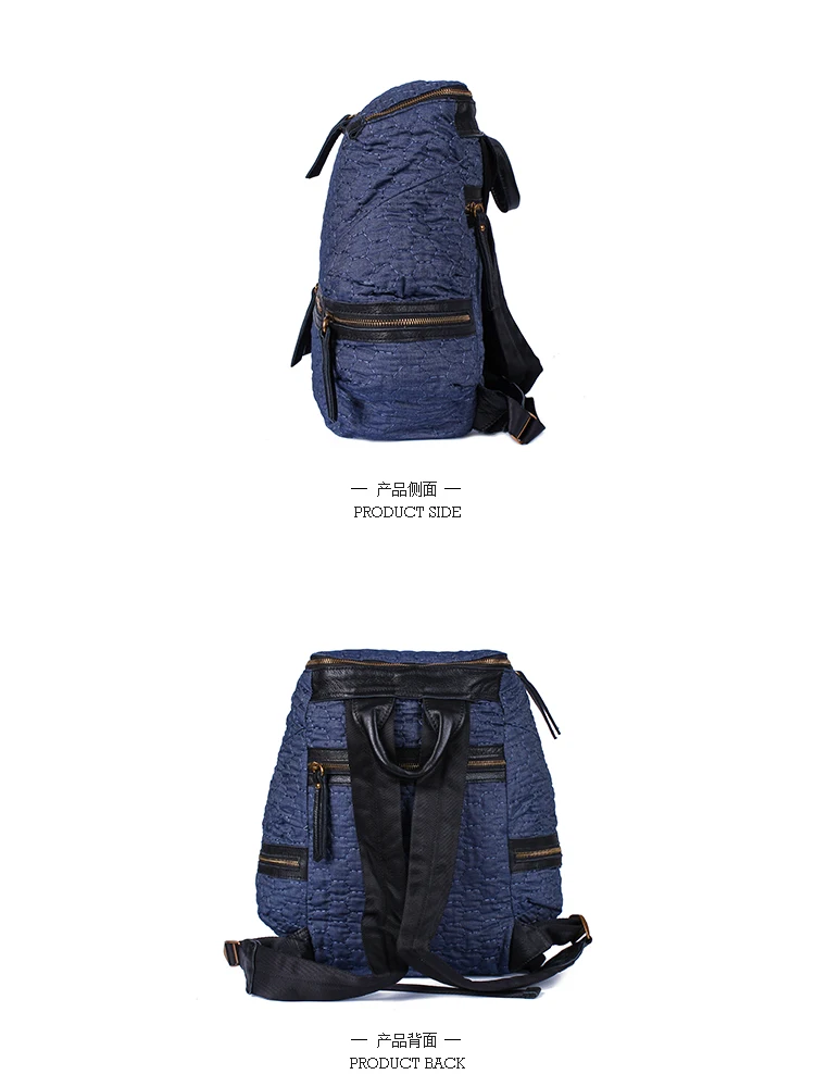 Женский рюкзак из хлопчатобумажной ткани с карманами из шелка и геометрической нитью, дорожные рюкзаки, сумка с двойным ремешком