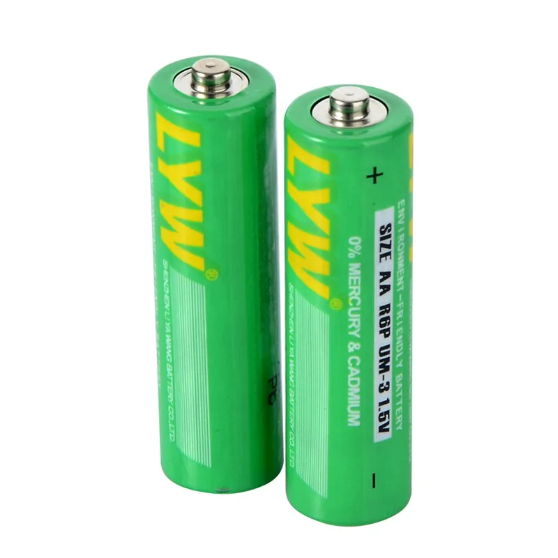 

2Pcs 14X50mm Carbon Environmental Protection AA Batteries 1.5V R6P Battery For Flashlight Electronic Toys Devices P0.16
