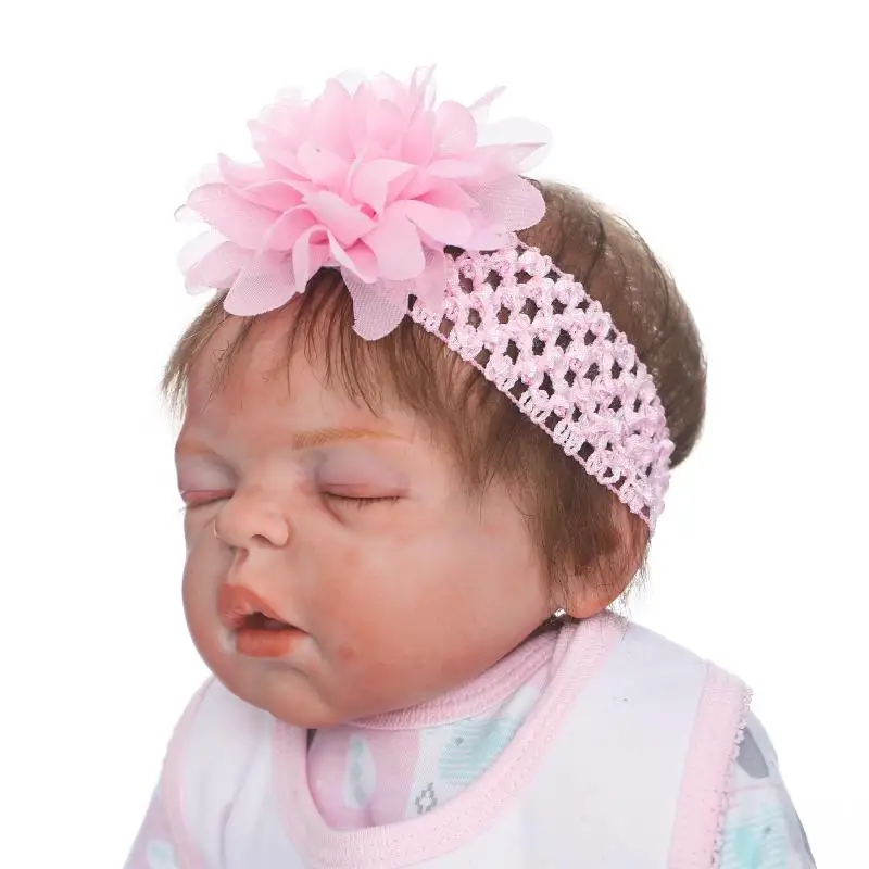 NPK полный Силиконовый reborn baby dolls 23 &quotНоворожденные Поддельные Детские куклы живы