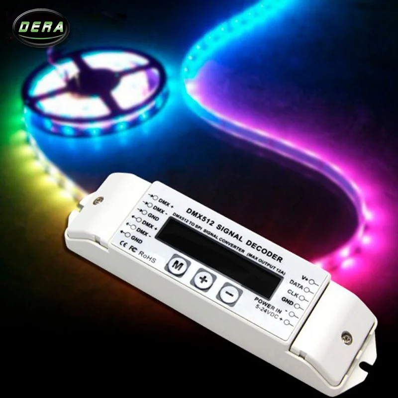 

DMX512 Signal Decoder control 6803/8806/2811/2801/3001/9813 dream color ICs dmx controller