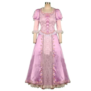 

2017 Tangled Princess Dress Princess Rapunzel Cosplay Costume