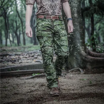

MTP MTP E-ONE tactical Pants combat pants can hold knee protection / Tactical Army Ripstop Pants Multicam Tropic