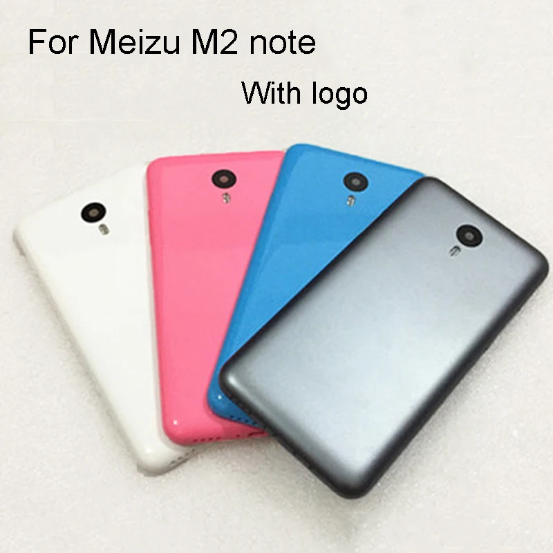 

New Battery Door with logo Back Cover Housing Case For MEIZU M2 Note 5.5 Inch With Camera Lens without Power Volume Buttons