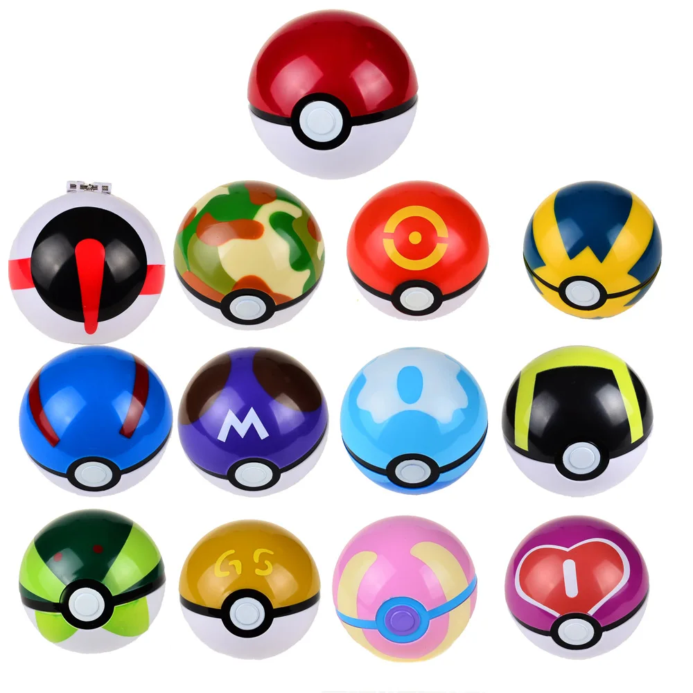 

Pokeball Masterball Complete Collections Ball Toy 7CM 13pcs