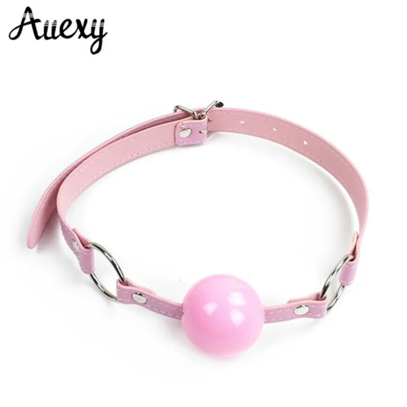 AUEXY-Silicone-Ball-Mouth-Gag-Oral-Fixation-PU-Leather-Band-Bondage-Restraints-Sex-Toys-for-Couples_zjw