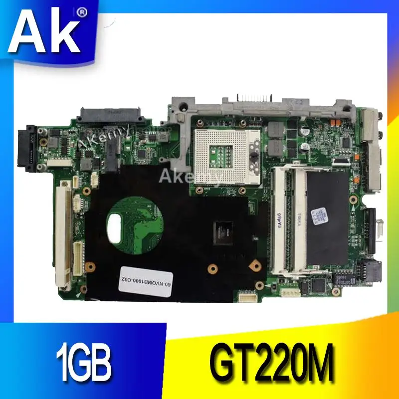 AK laotop материнская плата + 1 Гб GT120M Видеокарта VGA для For Asus K51IO K61IC K70IO X66IC K70IC X70IC