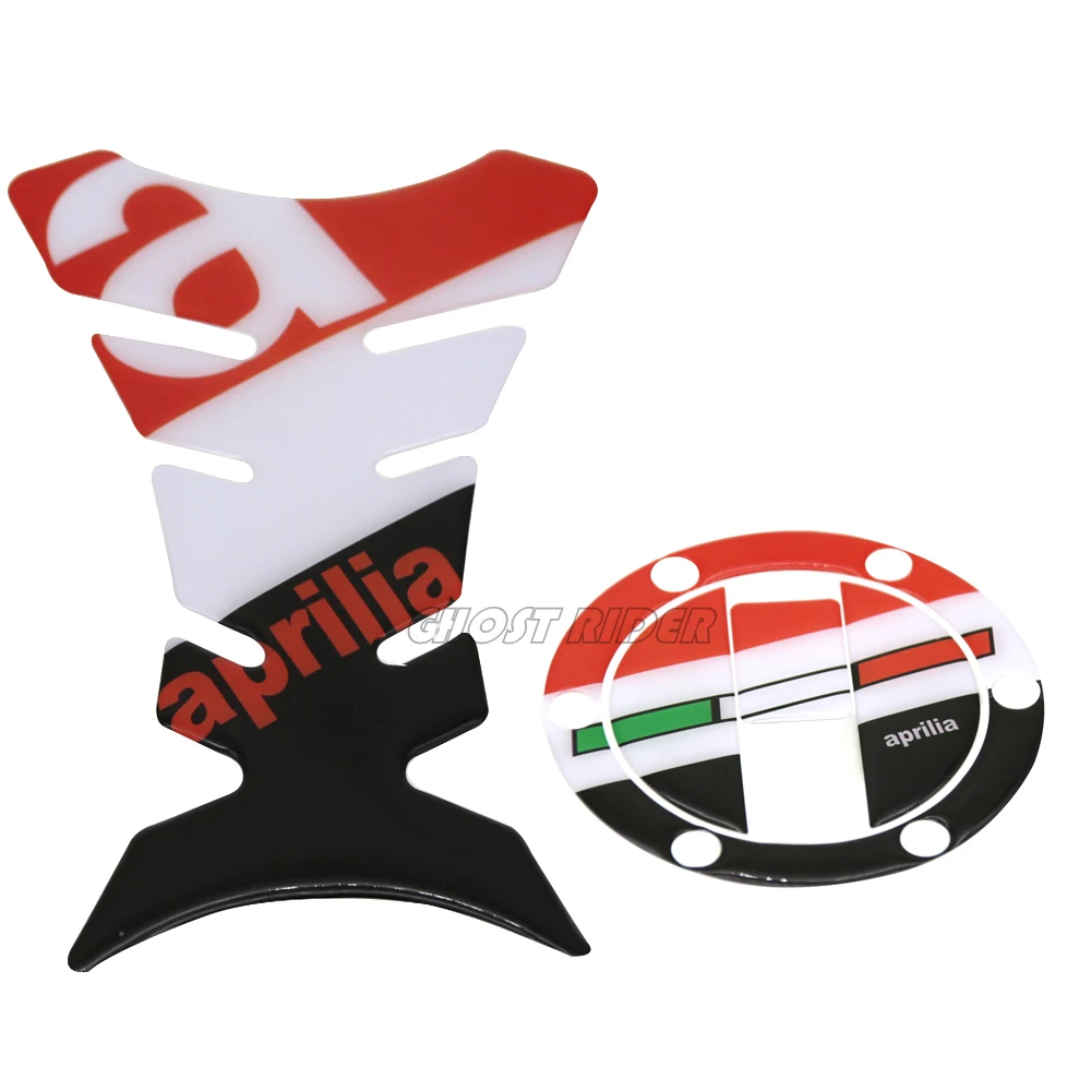 

For Aprilia CAPONORD/ETV1000, RST1000 FUTURA. FALCO/SL1000 Motorcycle 3D Rubber Sticker Gas Fuel Oil Tank Pad Protector Decals