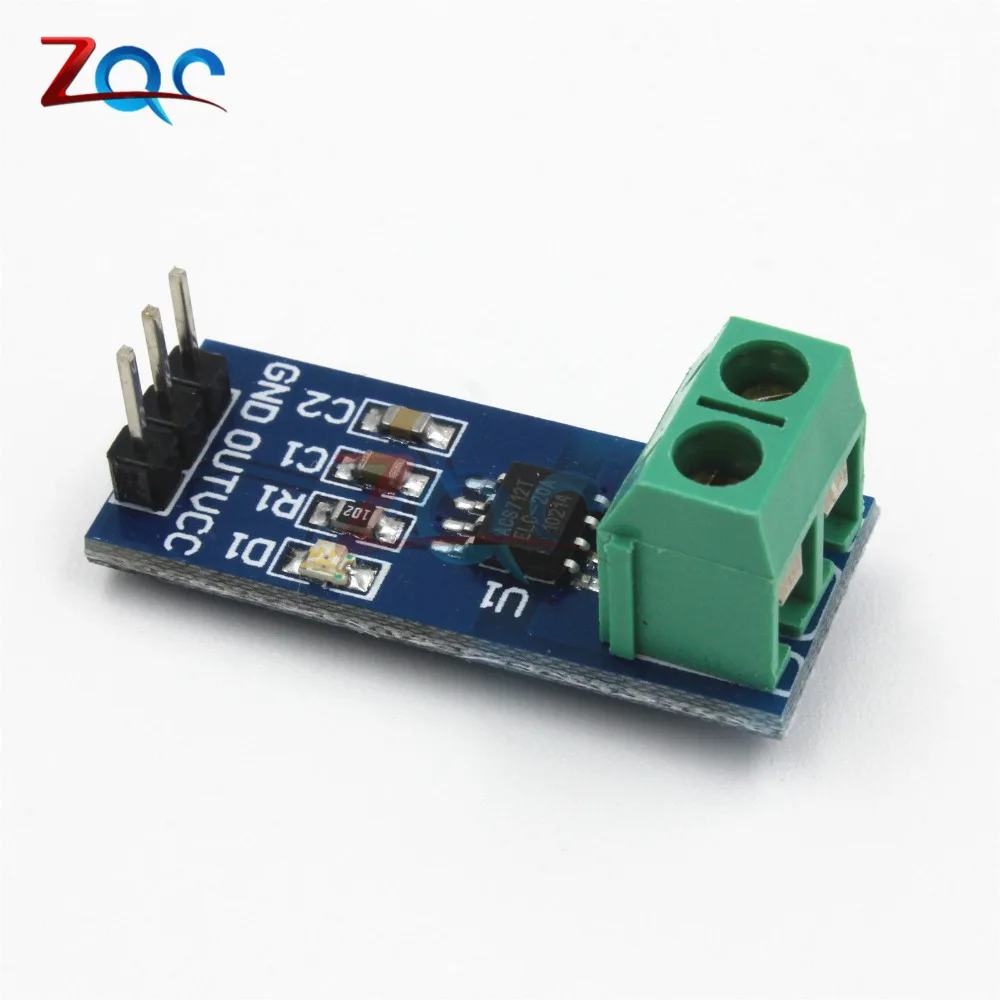 ACS712 5A диапазон зал Текущий сенсор модуль ACS712 модуль для Arduino 5A