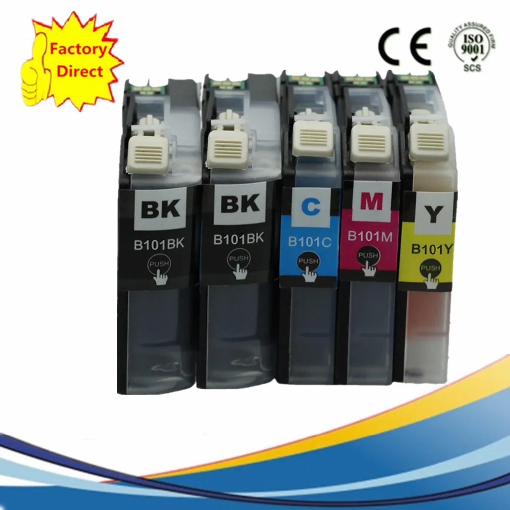 LC 101XL Ink Cartridge Replacement For Brother MFC J470DW MFC J475DW